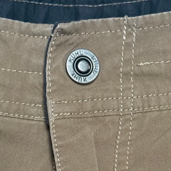 Kuhl Konfidant Air Short Mens Size 38 Dark Khaki #5103 Hiking Oudoors Casual EUC - Picture 7 of 14